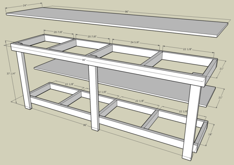 Woodworking Work Bench Plans In Metric Dimensions Pictures to pin on 